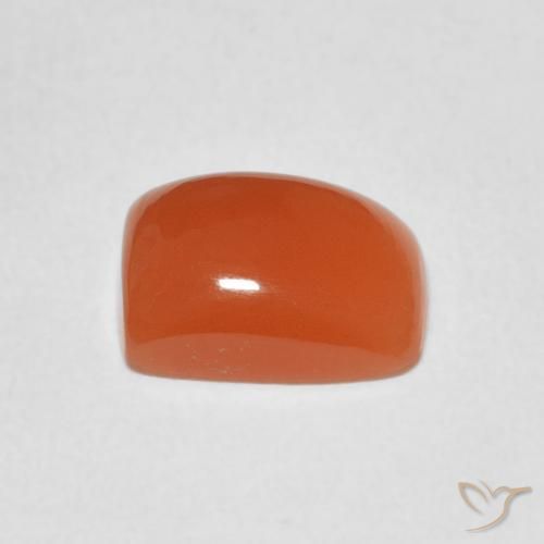 Pietra di luna Arancio Intenso naturale da 2.05 ct, Cuscino, Traslucido