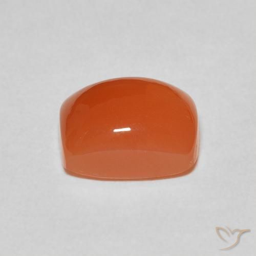 Pietra di luna Arancio Intenso naturale da 2.78 ct, Cuscino, Traslucido