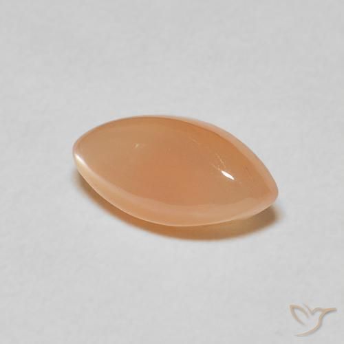 Pietra di luna Medium Light-Orange naturale da 1.21 ct, Taglio marquise, Traslucido