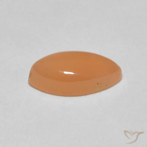Pietra di luna Medium Light-Orange naturale da 1.21 ct, Taglio marquise, Traslucido