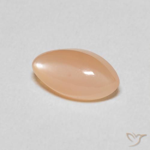 Pietra di luna Pesca naturale da 1.35 ct, Taglio marquise, Traslucido