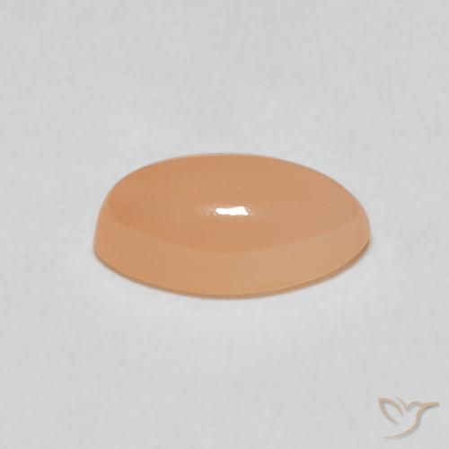 Pietra di luna Pesca naturale da 1.35 ct, Taglio marquise, Traslucido