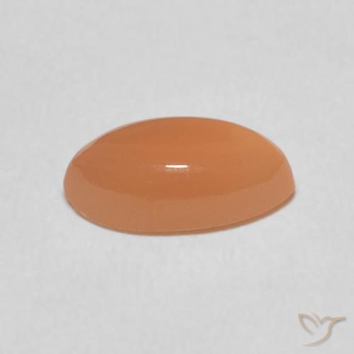 Pietra di luna Medium Light-Orange naturale da 1.47 ct, Taglio marquise, Traslucido