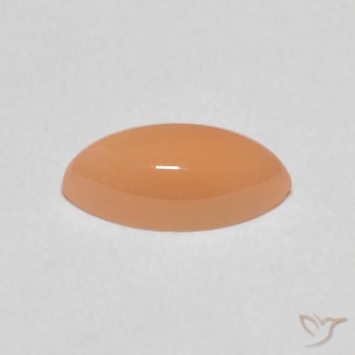 Pietra di luna Pesca naturale da 1.16 ct, Taglio marquise, Traslucido