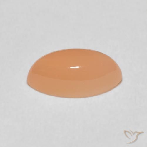 Pietra di luna Medium Light-Orange naturale da 1.51 ct, Taglio marquise, Traslucido