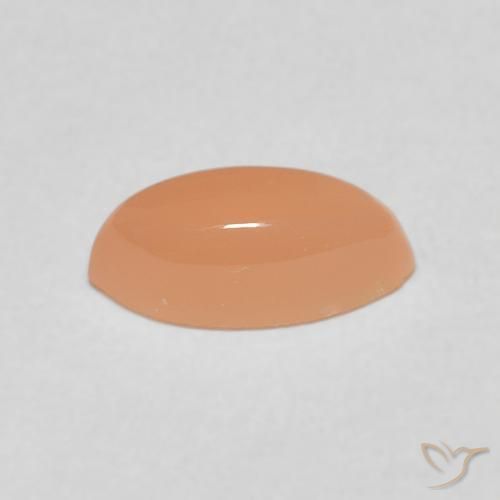 Pietra di luna Medium Light-Orange naturale da 1.35 ct, Taglio marquise, Traslucido