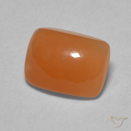 Pietra di luna Arancio Medio naturale da 2.14 ct, Cuscino, Traslucido