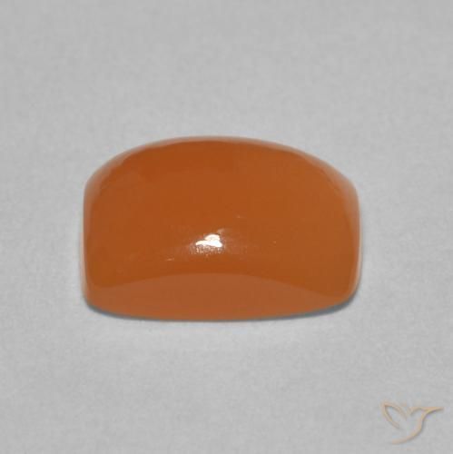 Pietra di luna Arancio Medio naturale da 2.14 ct, Cuscino, Traslucido