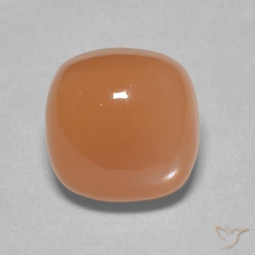 Pietra di luna Pesca naturale da 2.53 ct, Cuscino, Traslucido