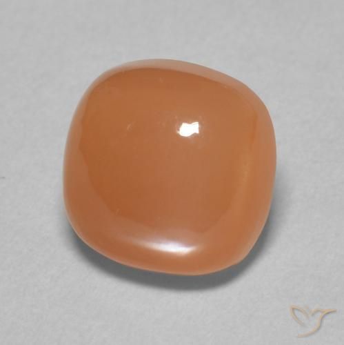 Pietra di luna Pesca naturale da 2.53 ct, Cuscino, Traslucido