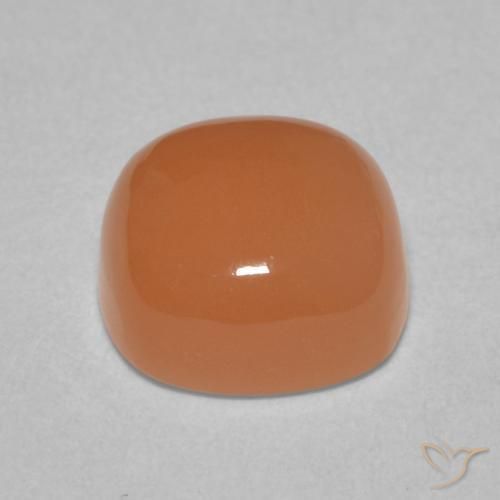Pietra di luna Pesca naturale da 2.53 ct, Cuscino, Traslucido