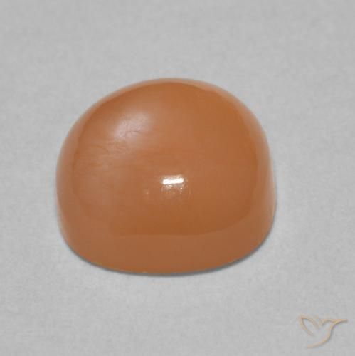 Pietra di luna Arancione chiaro naturale da 2.30 ct, Cuscino, Traslucido