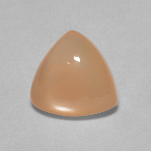 1.45ct Naturale Medium Light-Orange Pietra di luna, Taglio trillion, Traslucido