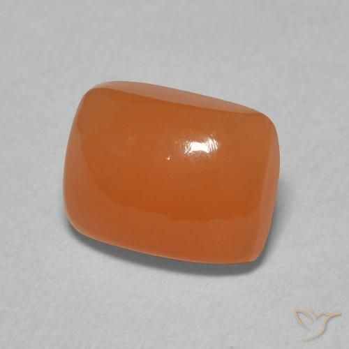 Pietra di luna Arancio Medio naturale da 2.28 ct, Cuscino, Traslucido