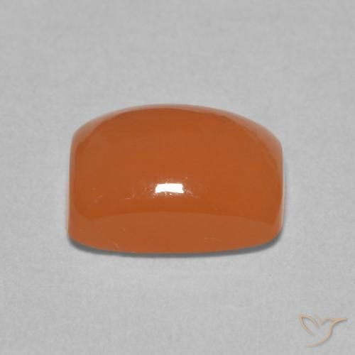 Pietra di luna Arancio Medio naturale da 2.28 ct, Cuscino, Traslucido