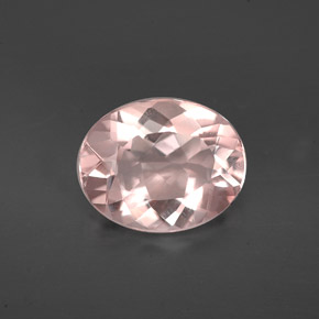 Morganite naturale rosa da 1,86 ct, taglio ovale, VS
