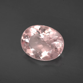 Morganite naturale rosa da 1,86 ct, taglio ovale, VS