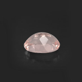 Morganite naturale rosa da 1,58 ct, taglio ovale, VVS-VS