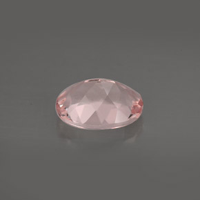 Morganite naturale rosa da 1,56 ct, taglio ovale, VVS
