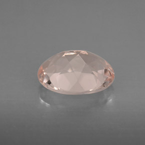 Morganite naturale rosa da 1,48 ct, taglio ovale, VVS