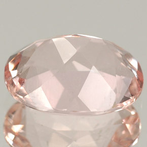 Morganite naturale rosa da 1,50 ct, taglio ovale, VVS-VS