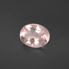 Morganite naturale rosa da 1,52 ct, taglio ovale, VVS