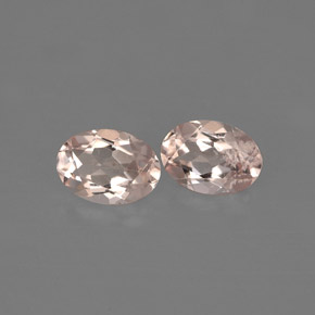 Gemme di Morganite Rosa chiaro naturale da  ct, Taglio ovale, VVS-VS