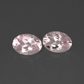 Morganite naturale rosa da  ct, taglio ovale, VVS