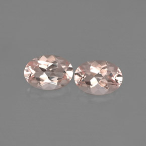 Morganite naturale rosa da  ct, taglio ovale, VVS