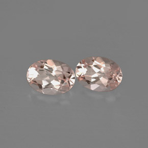 Morganite naturale rosa da  ct, taglio ovale, VVS