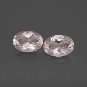 Gemme di Morganite Rosa chiaro naturale da  ct, Taglio ovale, VS-SI