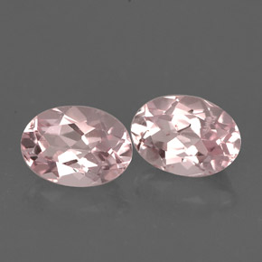 Morganite naturale rosa da  ct, taglio ovale, VVS