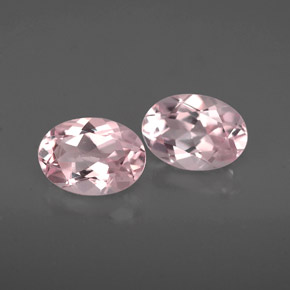 Morganite naturale rosa da  ct, taglio ovale, IF