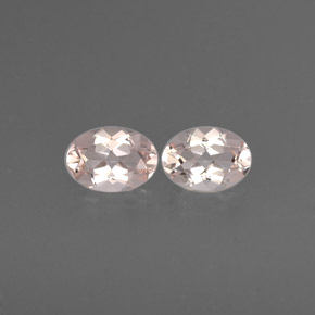 Morganite naturale rosa da  ct, taglio ovale, VVS