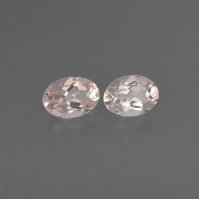 Morganite naturale rosa da  ct, taglio ovale, VVS