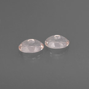 Morganite naturale rosa da  ct, taglio ovale, VVS