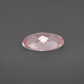 Morganite naturale rosa da 1,56 ct, taglio ovale, VS
