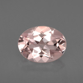 Morganite naturale rosa da 1,14 ct, taglio ovale, VVS-VS