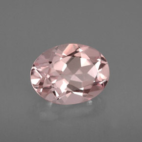 Morganite naturale rosa da 1,14 ct, taglio ovale, VVS-VS