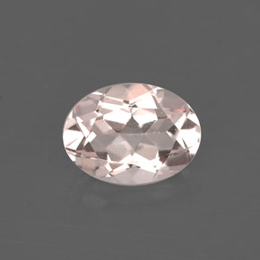 Morganite naturale rosa da 1,12 ct, taglio ovale, VVS
