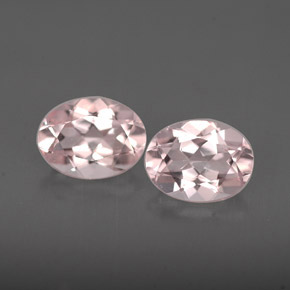 Morganite naturale rosa da  ct, taglio ovale, VVS-VS