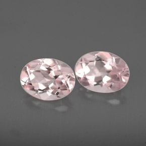 Morganite naturale rosa da  ct, taglio ovale, VVS-VS