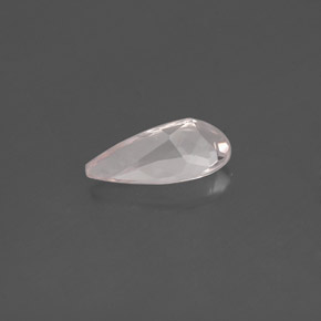 Morganite naturale rosa da 0,63 ct, taglio a pera, VVS-VS