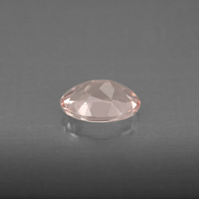 Morganite Rosa chiaro naturale da 0.72 ct, Taglio ovale, IF