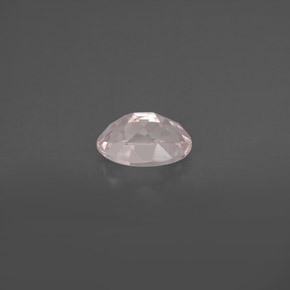 Morganite naturale rosa da 0,75 ct, taglio ovale, VVS