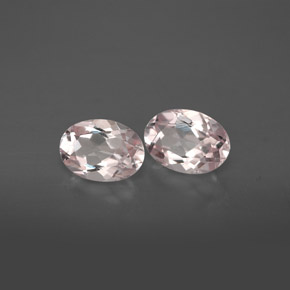 Morganite naturale rosa da  ct, taglio ovale, VVS-VS