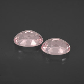 Morganite naturale rosa da  ct, taglio ovale, VVS-VS