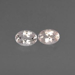 Morganite naturale rosa da  ct, taglio ovale, VVS-VS