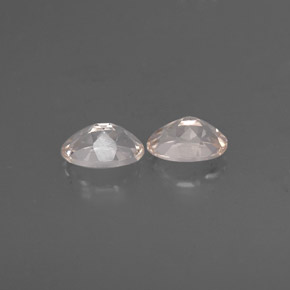 Morganite naturale rosa da  ct, taglio ovale, VVS-VS