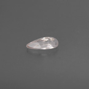 Morganite naturale rosa da 0,76 ct, taglio a pera, VVS